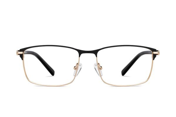 Black Full Rim Rectangle Eyeglasses