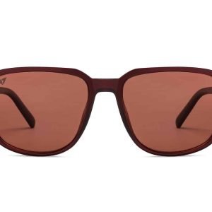 Maroon Full Rim Wayfarer Sunglasses
