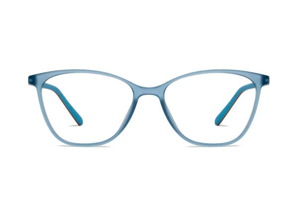 Sky Blue Full Rim Rectangle Eyeglasses