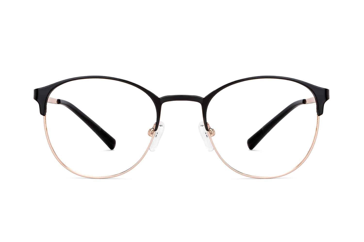 Black Gold Full Rim Cat Eye Eyeglasses