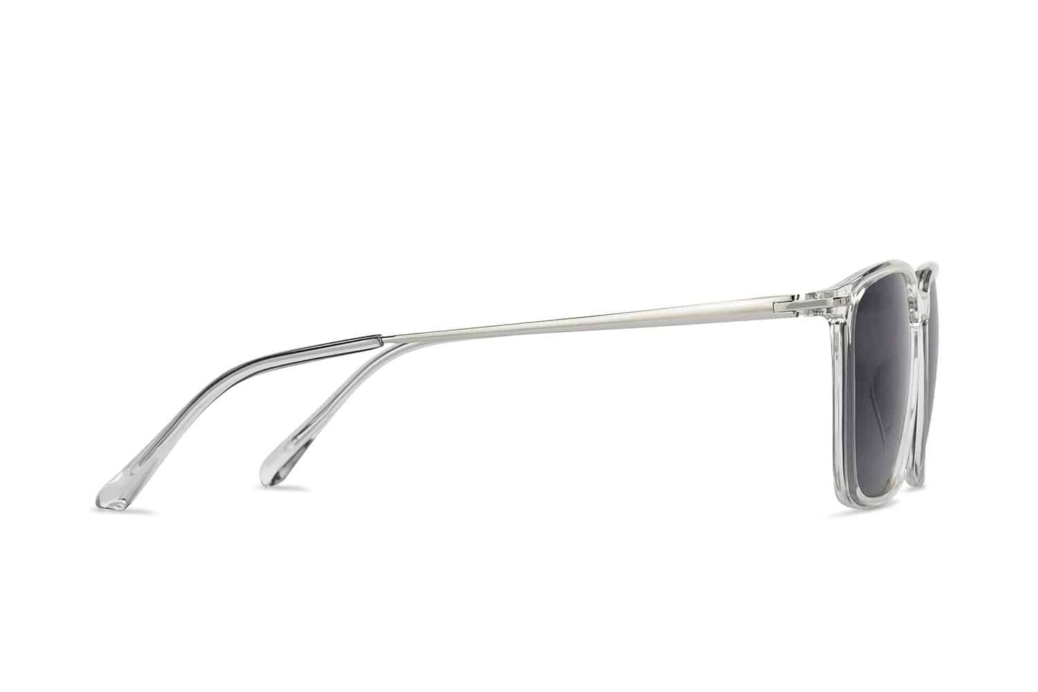 Transparent Full Rim Rectangle - Square Sunglasses - Image 2