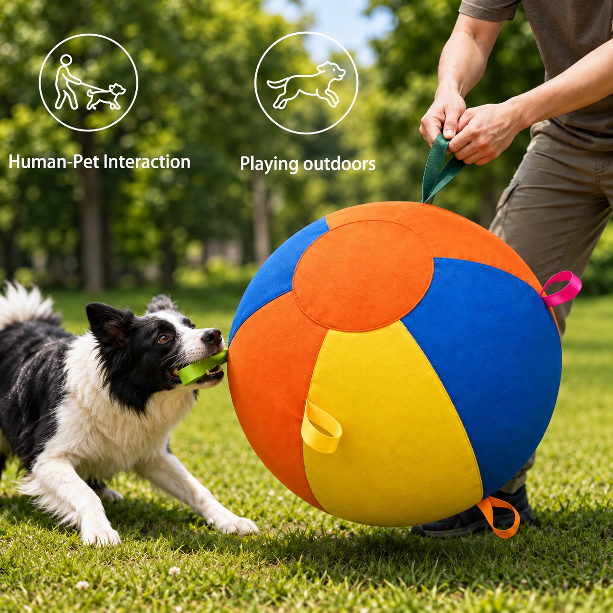 Toy ball for large dogs
