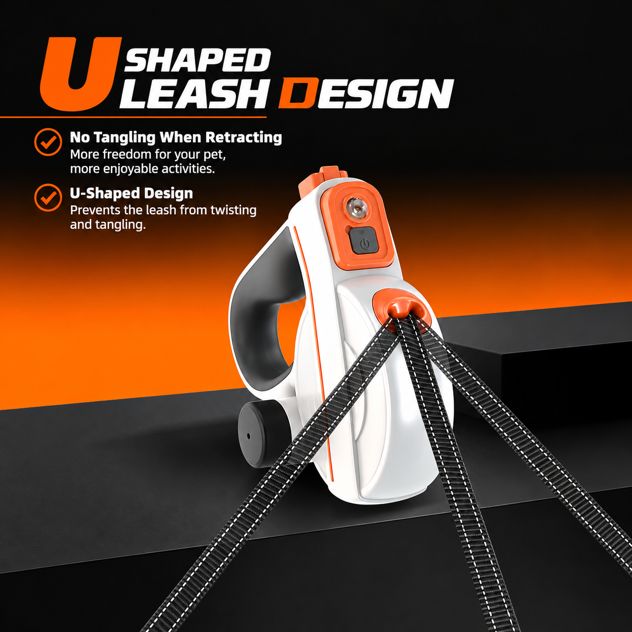 Retractable leash with LED light - Image 4